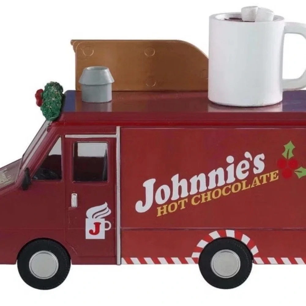 Lemax Johnnie's Hot Chocolate Truck Figurine